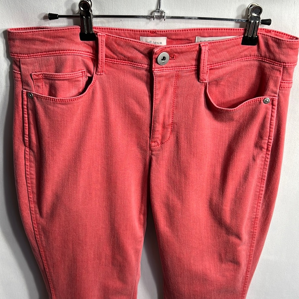 J. Jill Women’s Authentic Fit Slim Ankle pants (6), orange peach color, like new